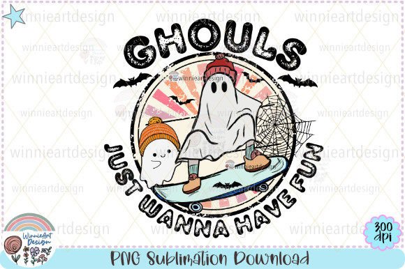 Ghouls Just Wanna Have Fun Halloween PNG Review