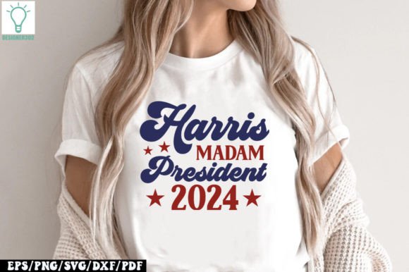 Harris Madam President 2024 Retro SVG Review