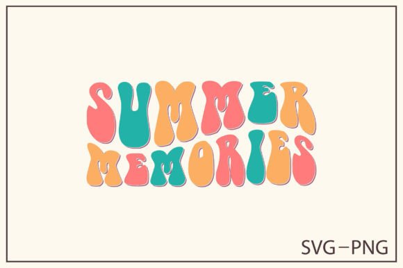 Summer MemorieS Retro Svg Design