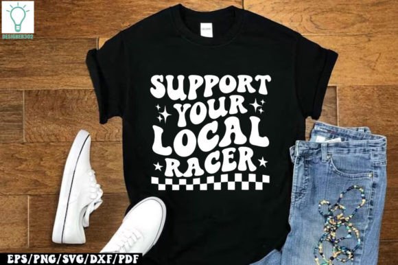 Support Your Local Racer Retro SVG Review